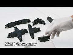 نظام سكة إضاءة المسار المربع 4 سلك نظام سكة إضاءة سقفية بثلاث دوائر