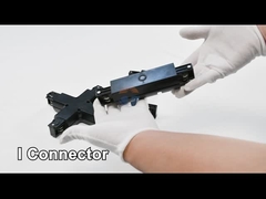 OEM ODM أسود LED مسار السكك الحديدية 43-34 مم أربعة أسلاك وثلاث دوائر