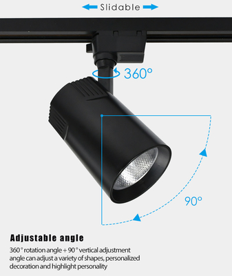 ضوء LED أبيض دافئ للمسار 220-240 فولت لمتجر الملابس