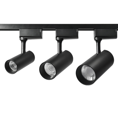 Cct 3000k \ 4000k Cob Track Light 30w 20w نافذة متجر الملابس السوداء