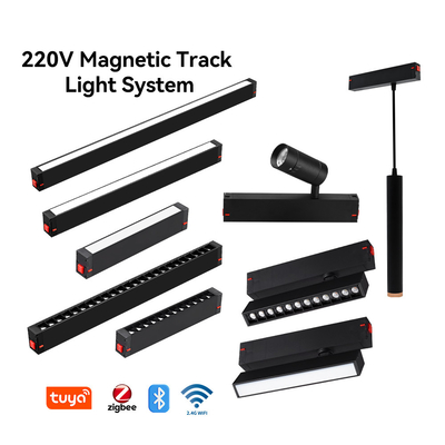 ضوء الشبكة المنسدبة المغناطيسية عالية الجهد COB OSRAM Chip Track Light