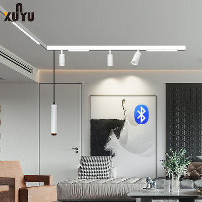 7W LED ضوء المسار المغناطيسي الألومنيوم سطح شنت ضوء المسار