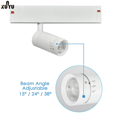 2700K-6000K LED ضوء المسار المغناطيسي 7W 9W أضواء المسار الإضاءة