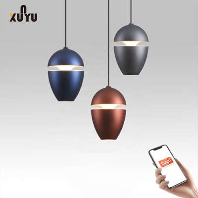 غرفة نوم 8W Water Drop Pendant Light 3000k-6000k Aluminium Shade