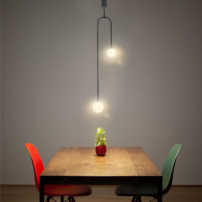 رأس مزدوج LED قلادة ضوء 250mm سقف قلادة ضوء 90lm / w