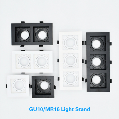 راحة 1 رأس / 2 رأس / 3 رأس Mr16 LED طقم إضاءة تجاري للإسكان