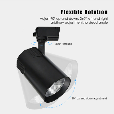 3000k 4000k 6000k COB Track Light سوبر ماركت تجاري مخزن أمامي أضواء كاشفة