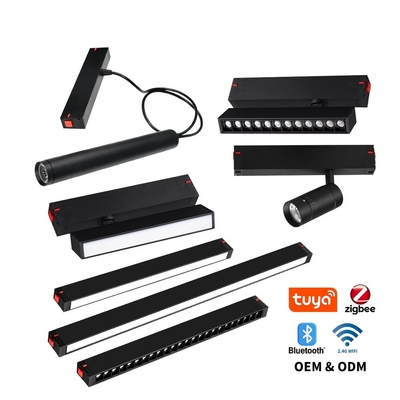 220 فولت بدون ضوء رئيسي مسار مغناطيسي خطي 3000K 10W 20W COB ثريا